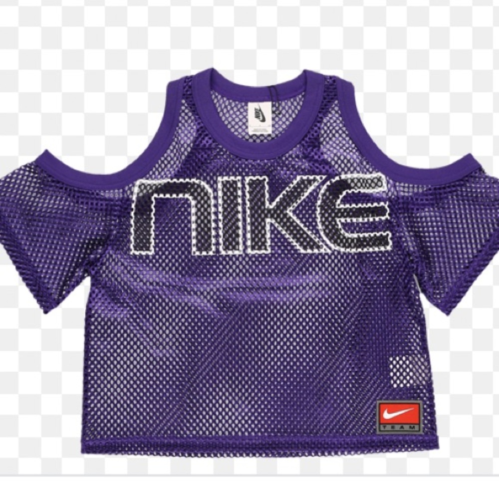 Nike Mesh Cold Shoulder top
